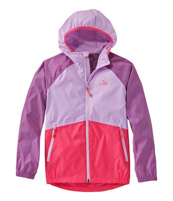 Kids Wind and Rain Jacket Big Kids L Purple Coral Multicolor 1000208838 [LLBE] 14-16 Clover/Ruby