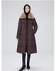 Women’s Long Fur Lapel Windproof Thicken Warm Winter Jacket