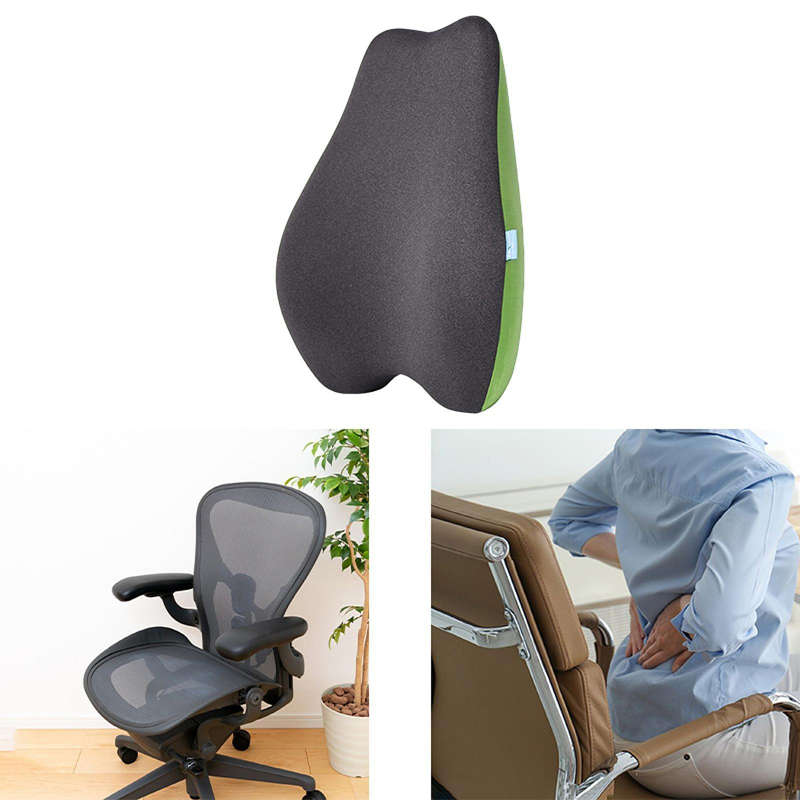 

Подушка для поддержки поясницы Подушка для спинки стула Легкая дышащая Подушка для талии зелёный