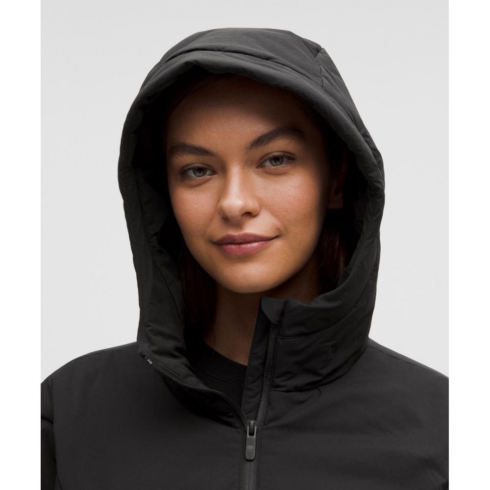 Lululemon Water Resistant Insulated Hooded Jacket Black