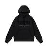 Foreign trade new rainbow color matching letter embroidery velvet loose hooded sweater casual trousers set men and women the same style