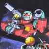 [EVERSOUL] Mobile Suit Gundam T-Shirt Short Sleeve RX-78-4 Amuro Char Zaku Guncannon Guntank Anime Character Goods Z'Gok Zeong Men's Black L Size [Par