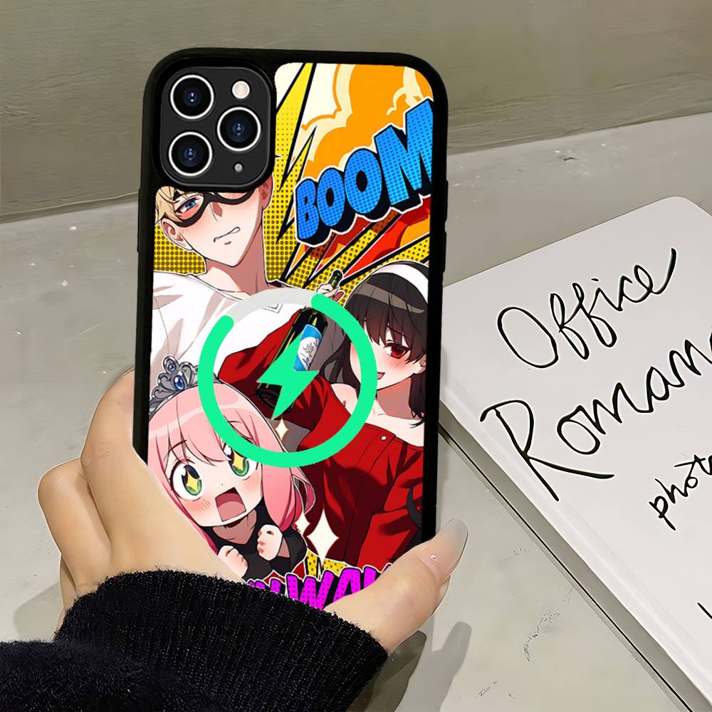 Classic Anime Spy X Family For Magsafe Magnetic Phone Case For IPhone 17 16 15 14 Plus 13 12 11 Pro Max Air Cover