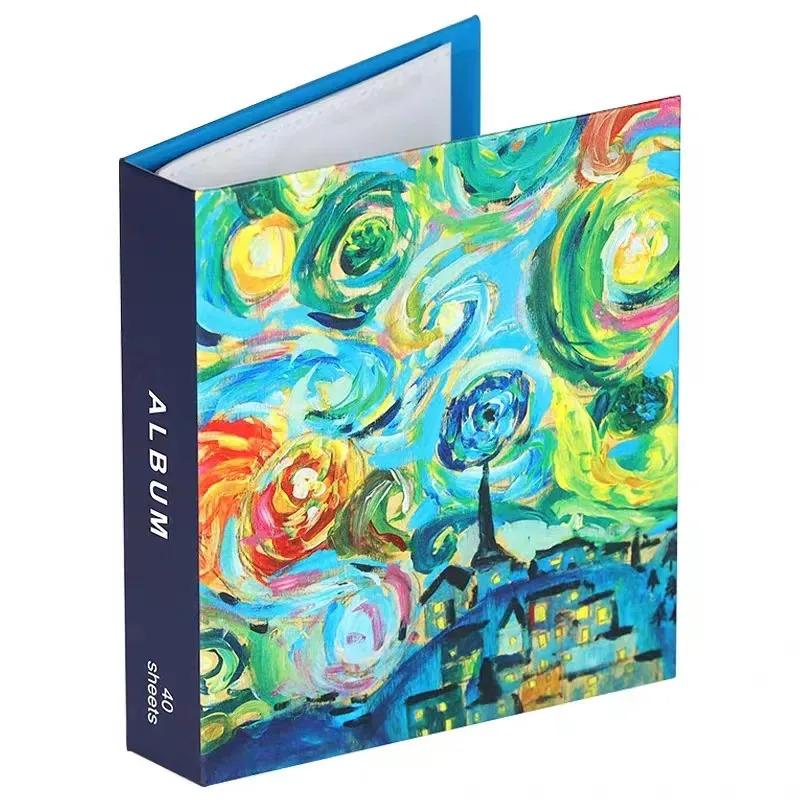 

3-дюймовый мини-серия бумажных вставок для камеры с 40 карманами Звезды в ночном небе Альбом Fujifilm Instax Mini Film Photo Album 1