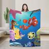 Coperte Calde e Morbide di Finding Nemo Biancheria da Letto Peluche per Bambini Coperte Morbide Copriletto in Flanella per Camera da Letto Copriletto per Divano Letto