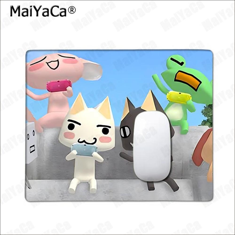 Cute Toro Inoue Cat  Mousepad Rubber Small Thickened Mouse Pad Gaming Keyboard Table Mat Office Supplies Room Decor Mouse Carpet