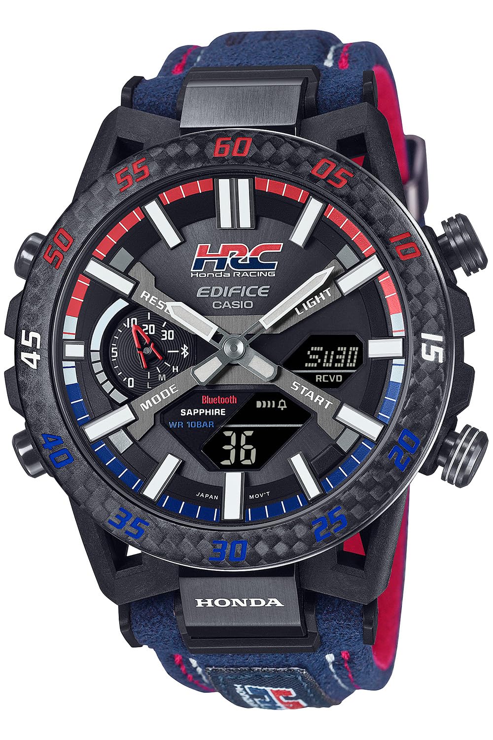 

Edifice Watch Honda Racing Collaboration Model Equipped with Bluetooth Tough Solar Sapphire Glass Multicolor [Casio] [] ECB-2000HR-1AJR Men s