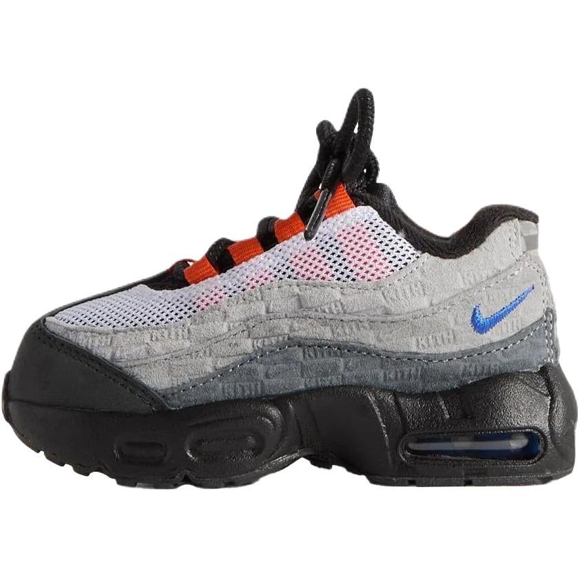 

KITH x Nike Air Max 95 Low top Toddler Shoes Black Gray Infant And Toddler IO4643-001 22