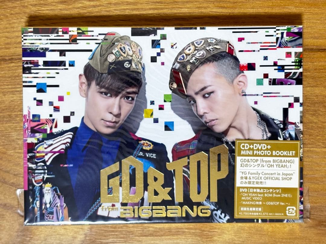 

[USED] GD&TOP First Press Limited Edition OH YEAH CD+DVD+Booklet