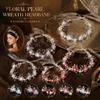 Tiarine Floreali Ghirlanda di Fiori Corona da Fata Fascia Corona Elegante per Ragazze Copricapo per Bambini