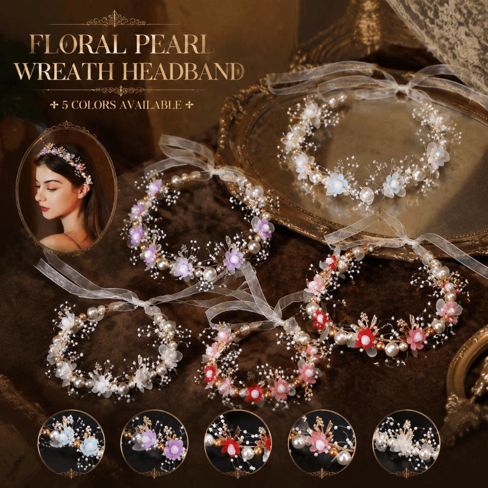 Tiarine Floreali Ghirlanda di Fiori Corona da Fata Fascia Corona Elegante per Ragazze Copricapo per Bambini
