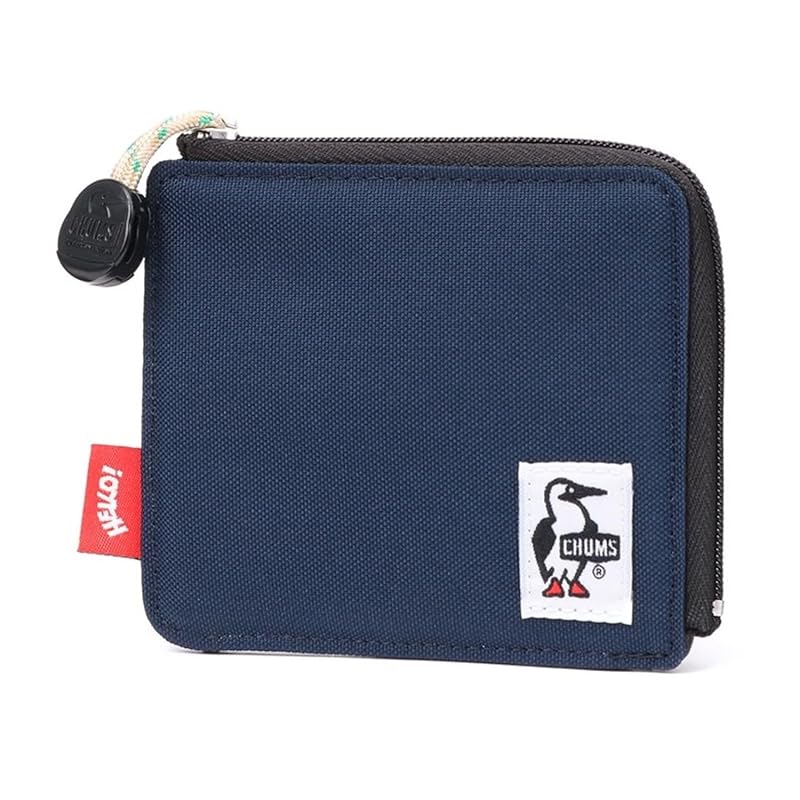 

[Chums] mens wallet Recycle L-Shaped Zip Wallet Navy