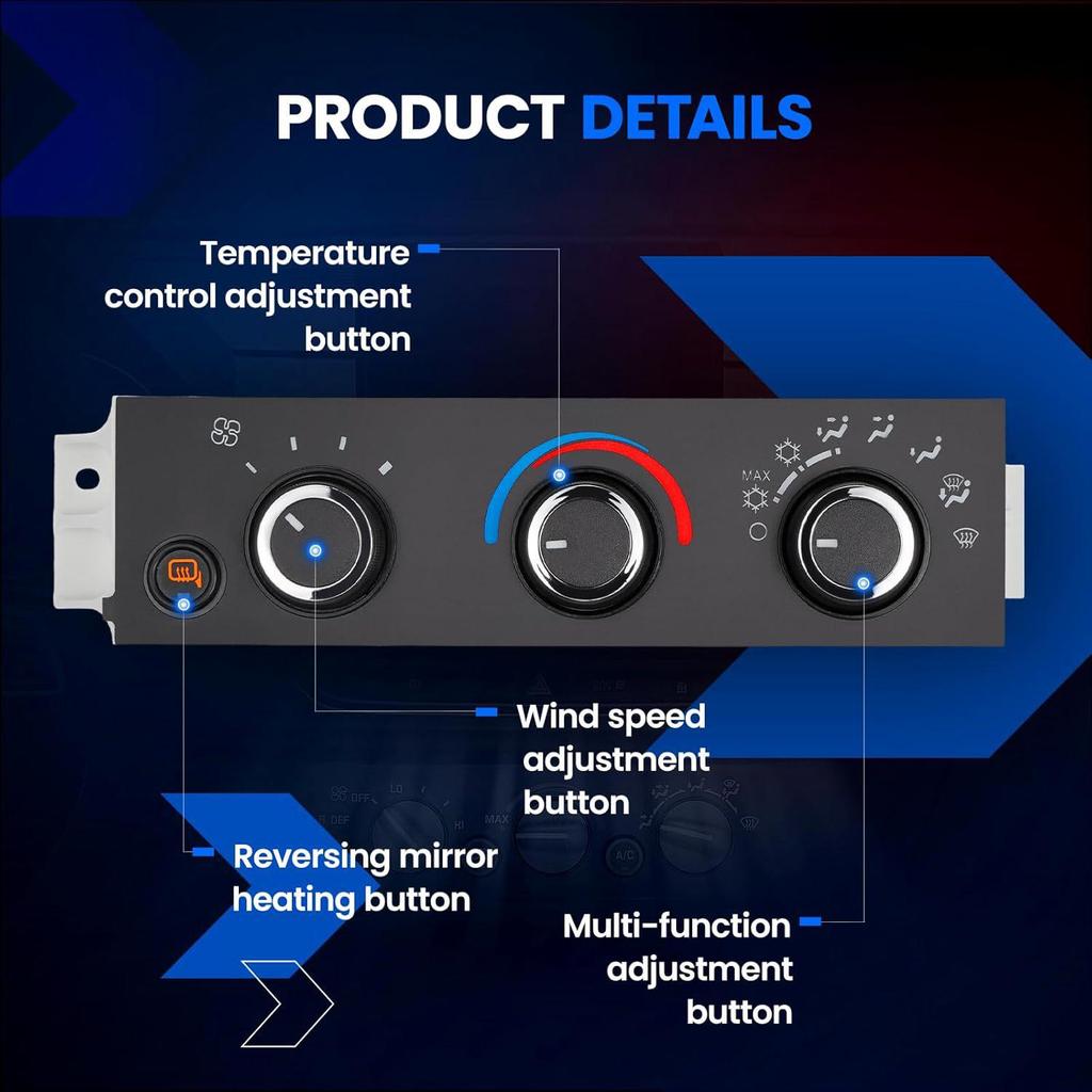Compatible Chevrolet GMC A/C Climate Control Module 599-294