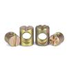 Barrel Color Zinc Female Hammer Bolt M6 M8 Barrel Nut Slotted/Cross Dowel Slotted Fittings for Horizontal Hole Nut Hammer