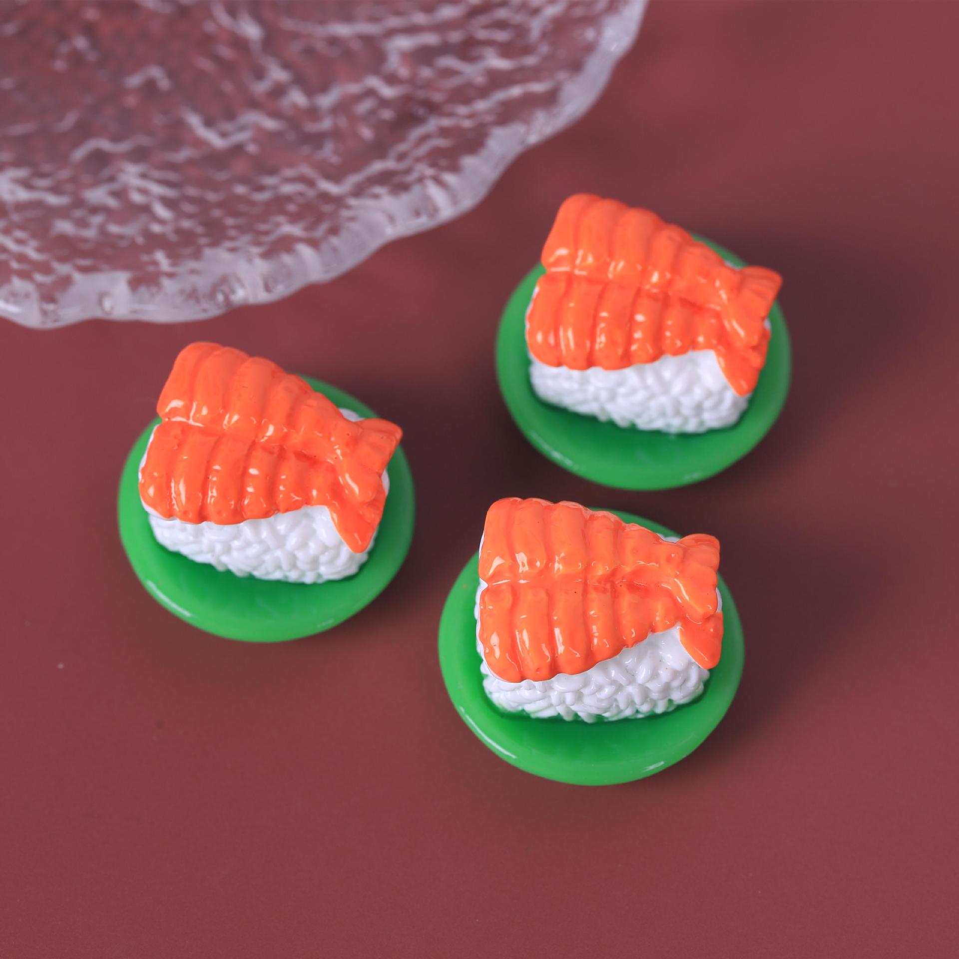 

Суши рисовый шарик и сётю имитация еды игрушка украшение брелок 2.5cm x 2.5cm