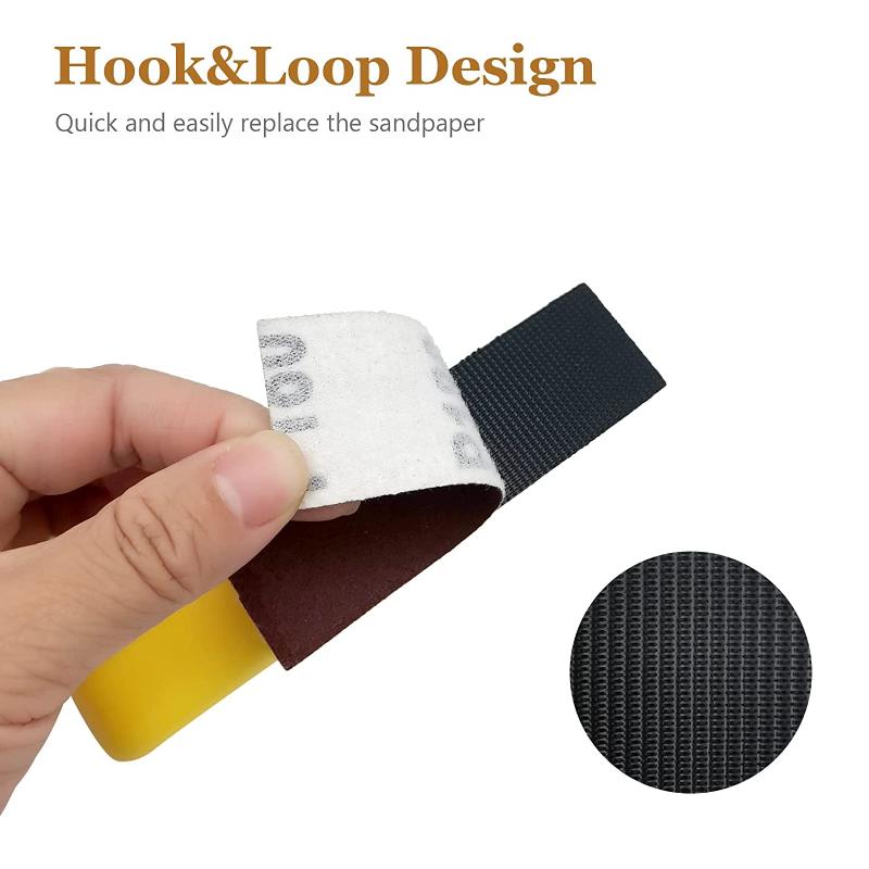 121pcs 40 to 600 Grit Micro Sander Kit Mini Detail Hand Sanding Tool Wet Dry Sandpaper Sandpaper for Small Projects