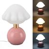 Dimmable 3 Color Temp Table Lamp Mushroom Desk Night Light Aesthetic LED Table Lamp  Bedside