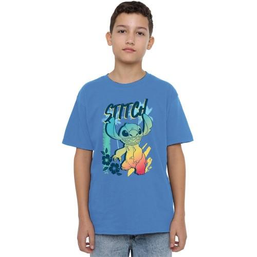 Lilo & Stitch Childrens/Kids Gradient Beach T-Shirt