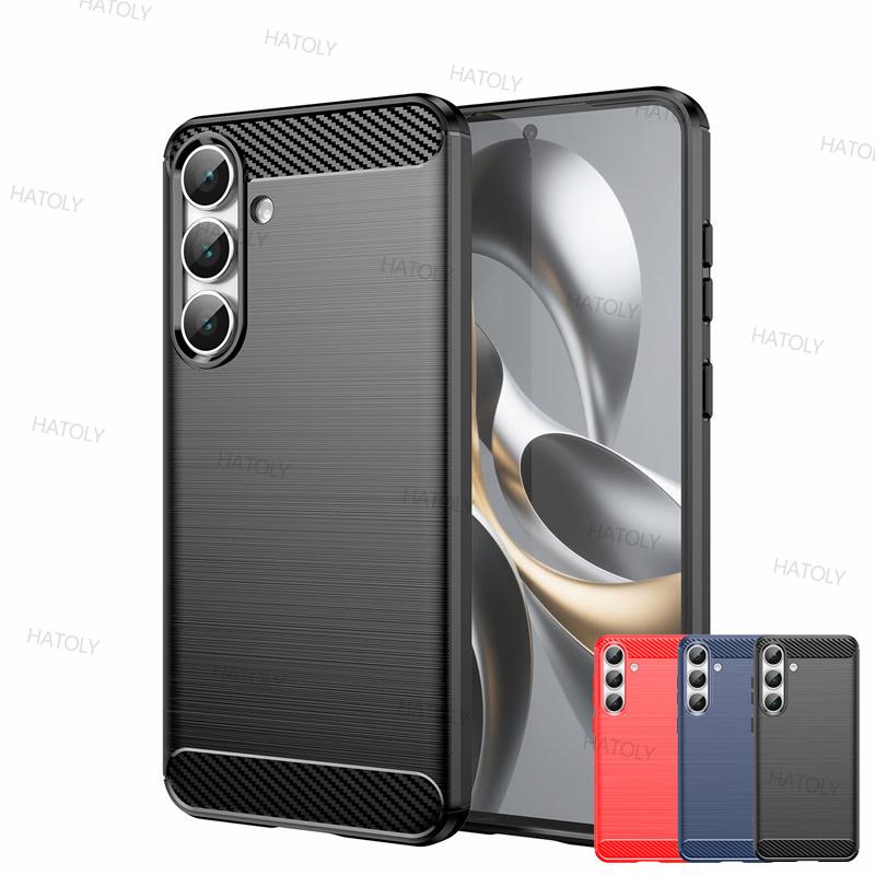 For Samsung Galaxy S25 FE Case Samsung Galaxy S25 FE Cover Shockproof Anti-Slip Brushed TPU Protective Back Cover Samsung S25 FE