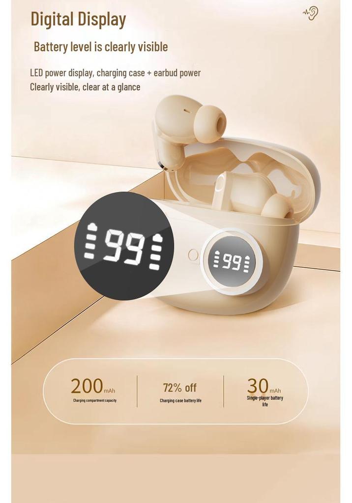 B39 Bluetooth Earbuds: High-Quality Sound, Long Battery Life, Digital Display, Noise Cancelling, Sports Design