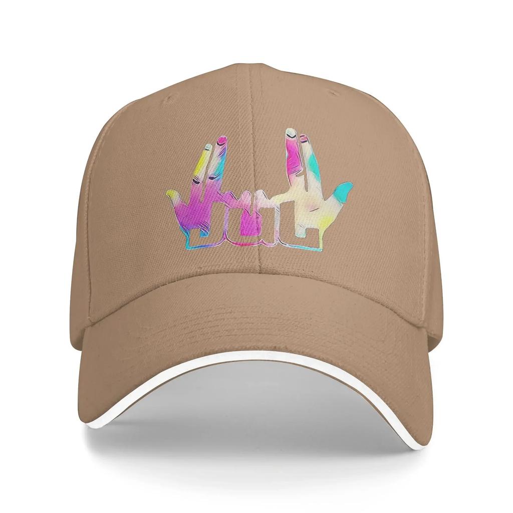 Logo JUL Baseball Caps Casual Rapper Sandwich Cap Unisex Adjustable Caps Hat Travel Gift