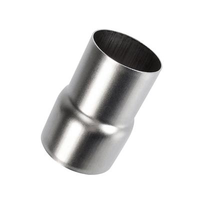 Motorcycle Exhaust Pipe Adapter Motorbike Stainless Steel Connect Tube Adapter Reducer Parts 60MM To 51MM Conversion Interface
