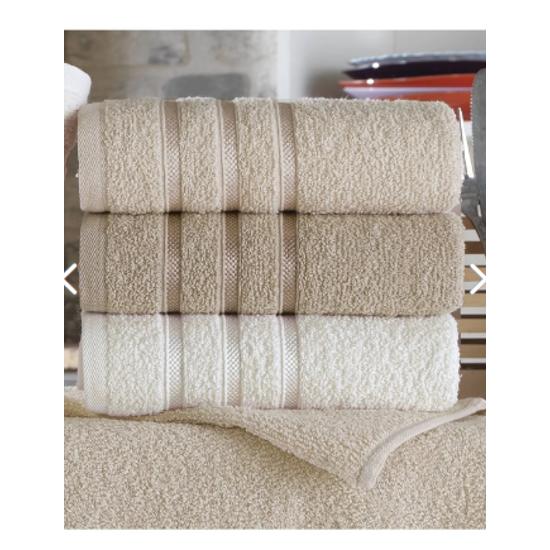 Three Line 40x60 Cm 6 Pcs Antibacterial Hand And Face Towel | Kitchen Towel | 100% Cotton