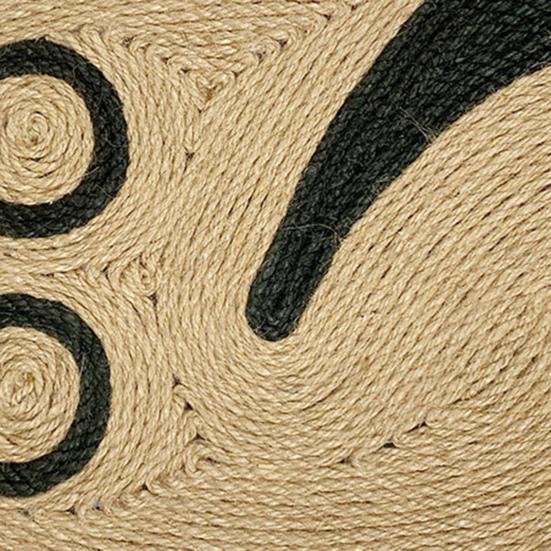 Sisal Cat Scratching Mat Rat Shape Door Wall Hanging Scratching Pad Vertical Cat Scratcher Furniture Protector for Indoor Cats Kitten