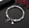 New 925 Silver Original Dragon Head Chain Bracelets for Men's Fashion Jewelry Party Wedding Accessories Holidays Gifts