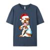 Cute Christmas Pitbull Dog Tshirts Vintage Top Tshirts Tops  Tees New Arrival Cotton Printed On Party Mens