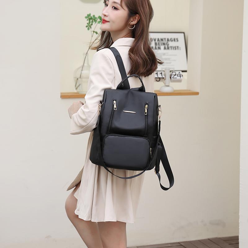 Dámské Lehký batoh Módní Odolný Vodotěsný Nylonový batoh Dámský Velký cestovní batoh Velký školní batoh Dospívající dívkyNové