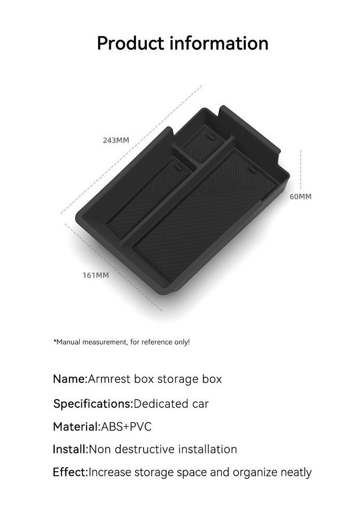 Proton X50 Armrest Storage Box for 25 Models - Custom Car Accessories
