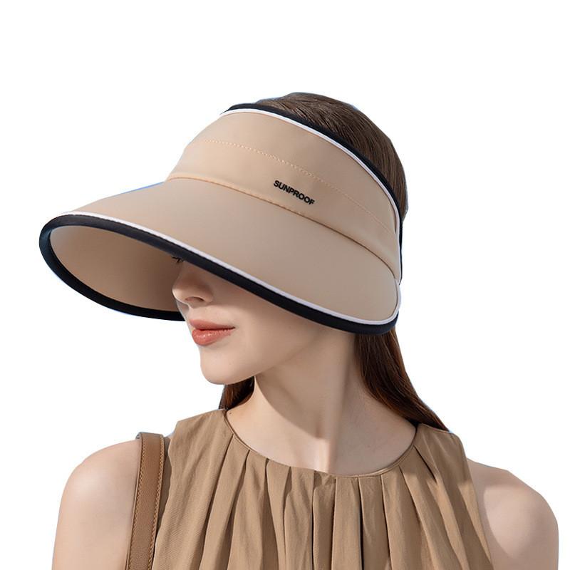 2023 New Sun Hat With Wide Brim And Letter Embroidery For Outdoor Summer Fashion