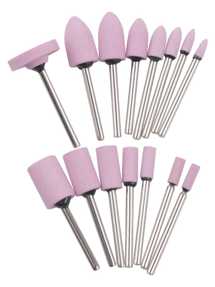 240# 3mm Fine Ceramic Flint T-Shaped Cylindrical Grinding Head for Electric Sanding