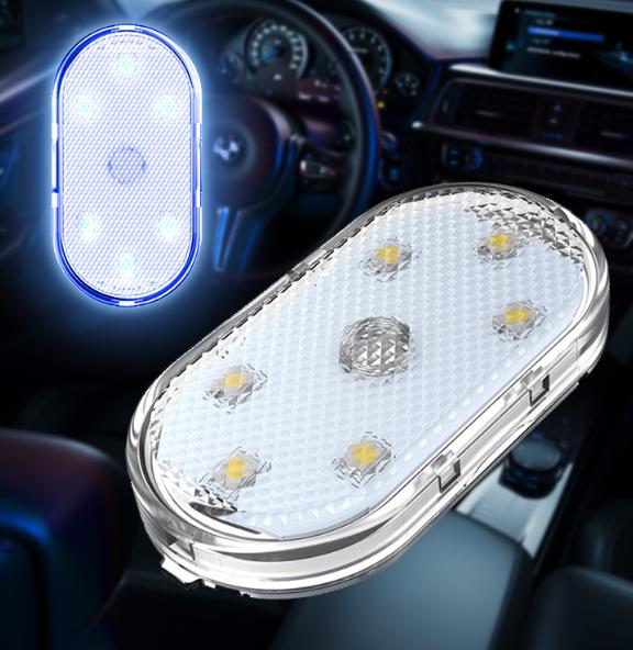 

USB Touch Sensor LED Roof Light - 1pc Car Interior Ceiling Lamp, Reading Light, Decorations Lighting