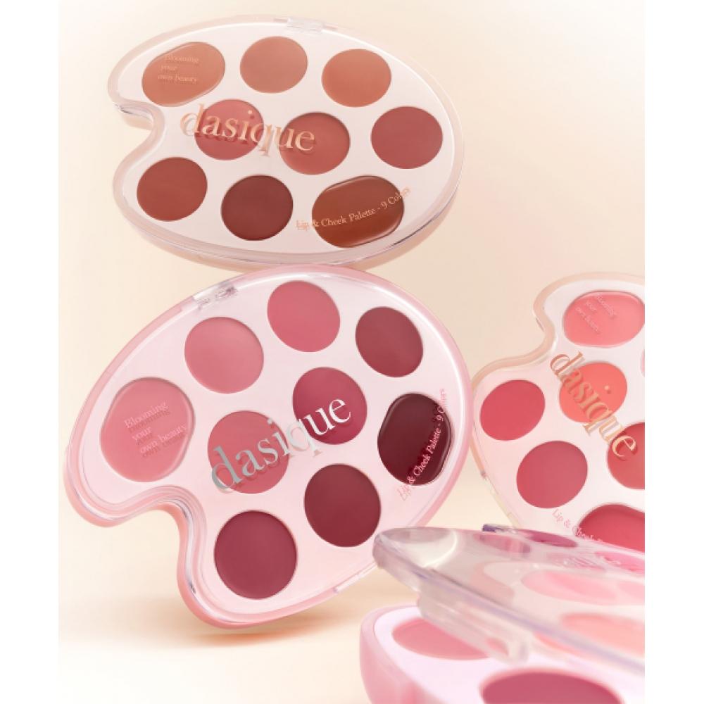 Dasique Mood Painting Lip   Cheek Palette  + Free Lip Brush 