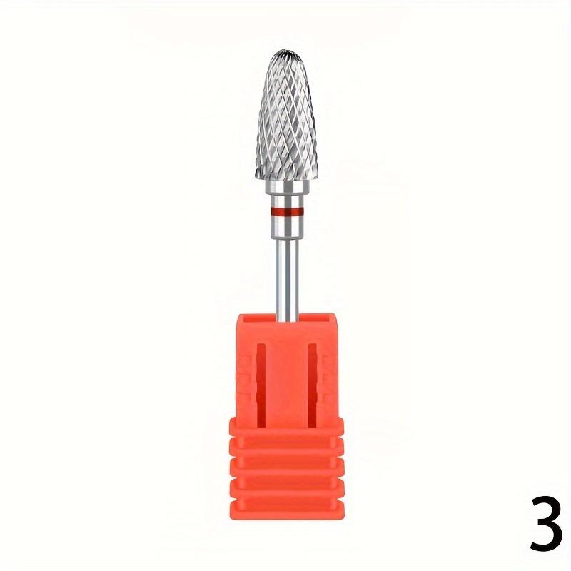 1 Pc Tungsten Carbid Nail Drill Bits Electric Manicure Drill Accessory Milling Cutters for Nail Gel Polish Remover Nail Tools