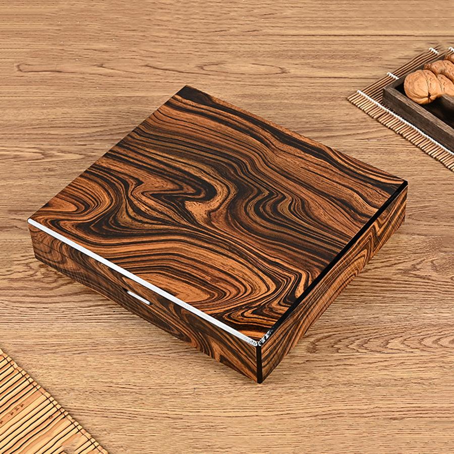 Деревянная лаковая шкатулка для украшений, сигарная коробка, деревянная упаковка, подарочная коробка, деревянная коробка для хранения шоколада