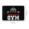 Bodybuilding Fitness Kraftzentrum Fitnessstudio Haustürmatte Rutschfest Außen Saugfähig Fußmatte Garten Garage Eingang Teppich Teppich