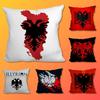 Cool A-Albania Flag  Throw Pillow Case For 45*45cm,55*55cm,30*30cm For Home Bedroom Decoration And Protector