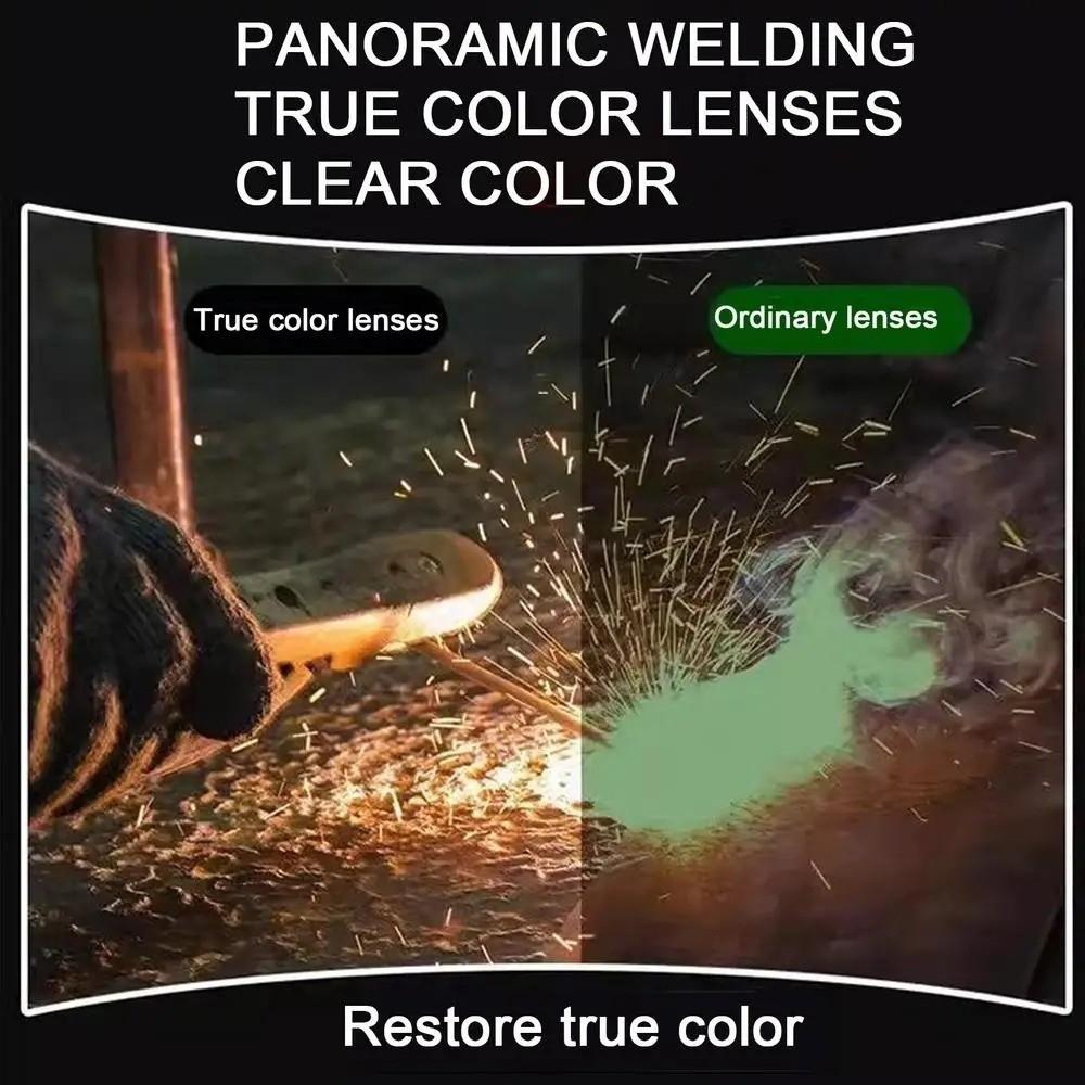 Face Protector Auto Darkening Welding Helmet Head-mounted Welding Face Shield Eye Safety