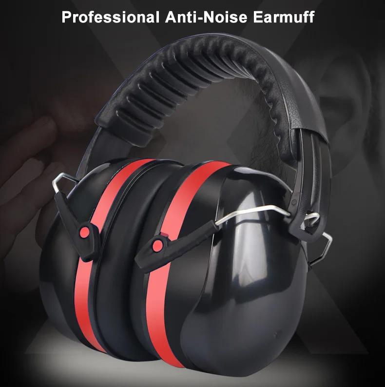 Anti-Noise Head Earmuffs Foldable Ear Protector SNR-35dB For Kids/Adults Study Sleeping Work Shooting Hearing Safe Protection
