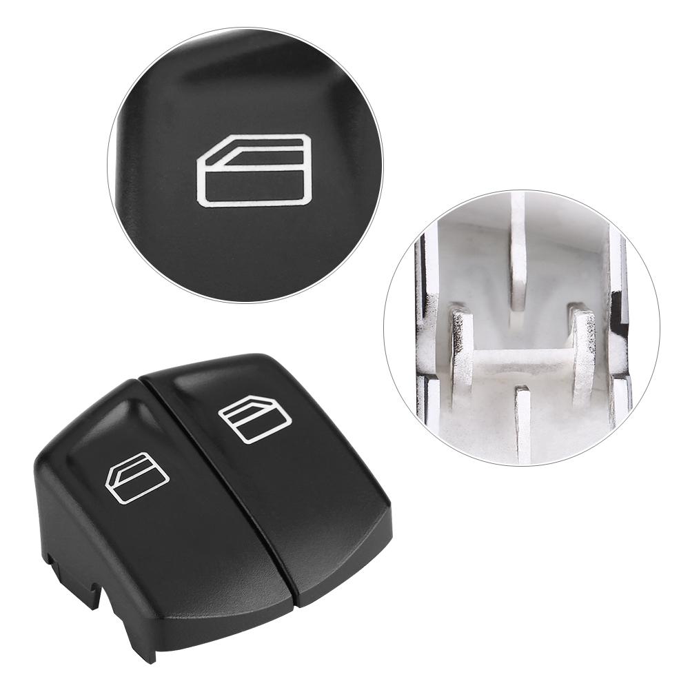 

2 шт. Крышка кнопки переключателя электрического стеклоподъемника правая и левая для MERCEDES VITO SPRINTER чёрный