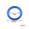 Car Steering Wheel Panel Logo Cover Trim for VW Golf 6 7 MK6 MK7 Jetta MK5 Passat B6 B7 Polo for Skoda Fabia Styling