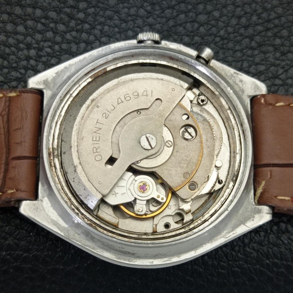USED VINTAGE ORIENT AUTOMATIC 46941 JAPAN MENS ORIGINAL DIAL WATCH a702257-5 R123-a702257