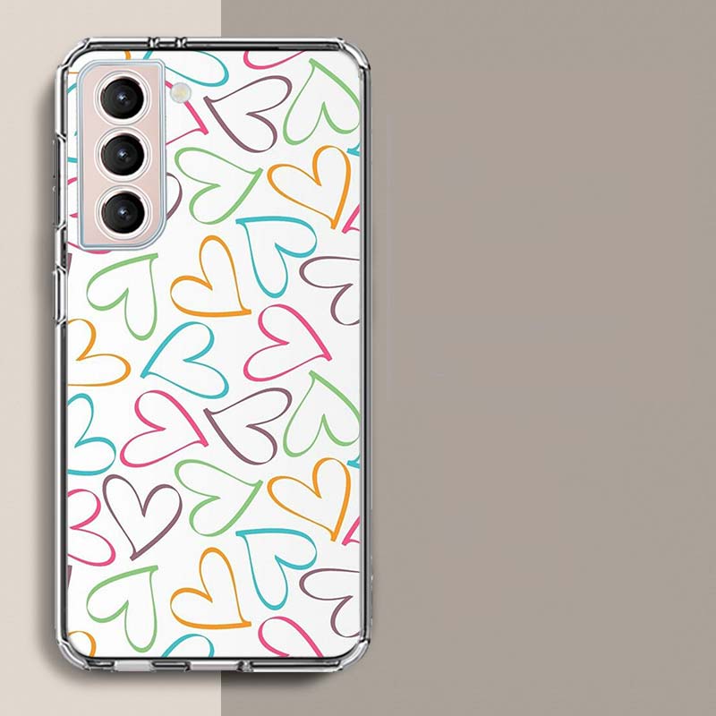 Love Your Heart Shape With Love Phone Case For Galaxy A14 A24 A34 A54 Samsung A02S A12 A22 A32 A42 A52 A72 A13 A33 A53 5G A03 A0