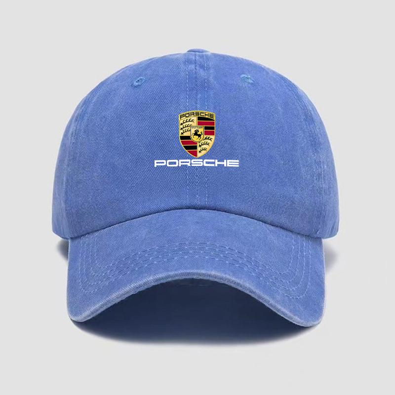 Porsche Auto Baseballpet Vizier Zonnehoed Unisex Verstelbare Zonbescherming Hoed Voor  Cayenne Panamera Macan Boxster Cayman 718 911 Sticker
