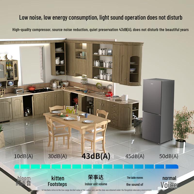 Royalstar Frost-Free Double-Door Refrigerator