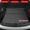 USVOTOV Trunk Mats For Tesla New Model Y Launch 2021-2025 Model 3 Highland Cargo Liner Front Back Sill Guard Anti-Kick Accessory