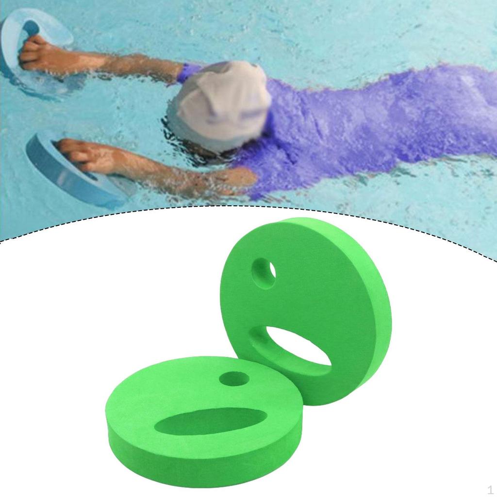 2 Pieces Water Exercise Discs Aerobic Equipment Swim Training Easy to Hold Underwater Resistance